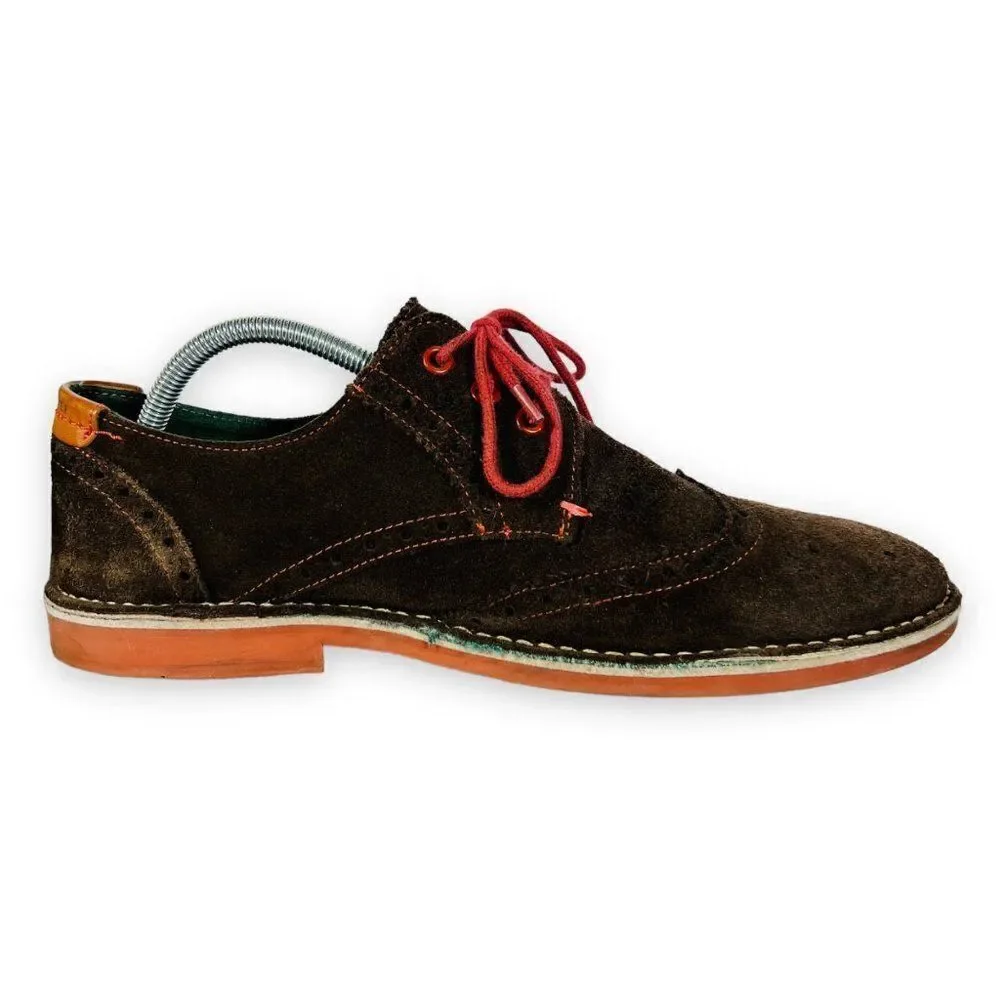 Ted Baker London Jamfro 2 Wingtip Oxfords‎ Brown Suede Men's 10